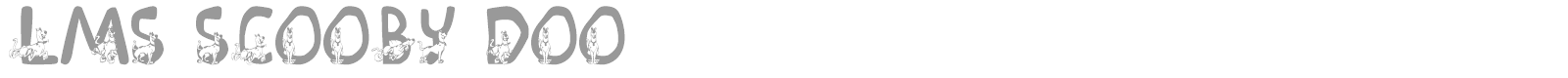 LMS Scooby Doo font preview